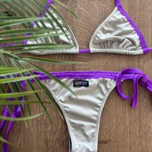 Bikini purple/sabbia